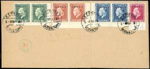 CORFU 1941 - 1 d., 3 d., 8 d., coppie ... 