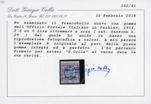 PECHINO 1920 - 2 dollari su 5 ... 