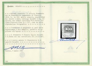 TIENTSIN SEGNATASSE 1918 - 4 cent. ... 