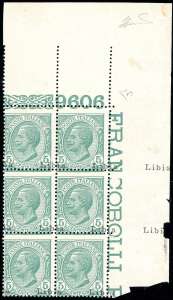 1912 - 5 cent. Leoni soprastampato, II tipo ... 