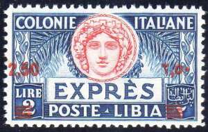 ESPRESSI 1933 - 2,50 su 2 lire ... 