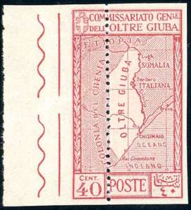 1926 - 40 cent. Annessione dellOltre Giuba, ... 