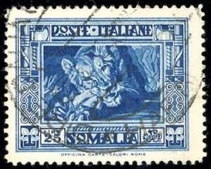 1935 - 25 lire Pittorica, dent. 14 (230), ... 