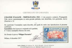 1923 - 1 lira Propaganda Fide, ... 