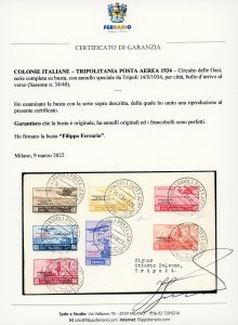 POSTA AEREA 1934 - Circuito delle ... 