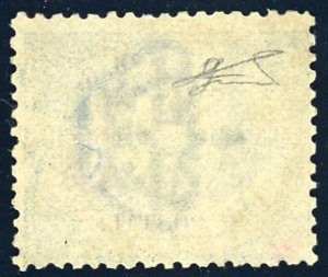 1877 - 10 cent. azzurro Stemma ... 