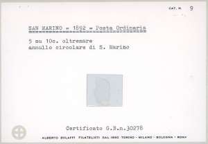 1892 - 5 cent. su 10 cent. ... 