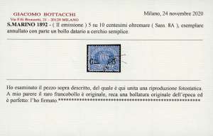 1892 - 5 cent. su 10 cent. ... 