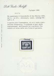 1892 - 5 cent. su 10 cent. ... 