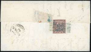1858 - 10 cent. rosa, coppia ... 
