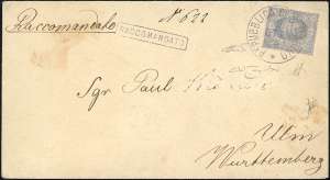 1897 - 1 lira oltremare Stemma (31), ... 