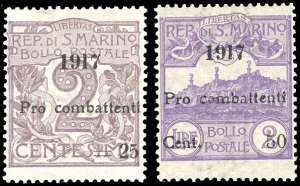 1917 - Pro Combattenti, serie completa ... 