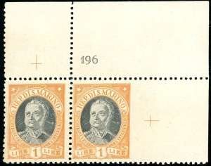 1926 - 1 lira Onofri, non dentellato a ... 