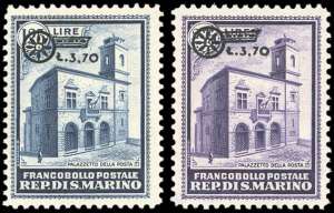 1934 - Palazzetto della Posta soprastampati ... 