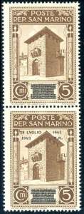 1943 - 5 cent. Caduta del Fascismo, ... 