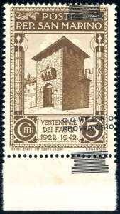 1943 - 5 cent. soprastampa Governo ... 