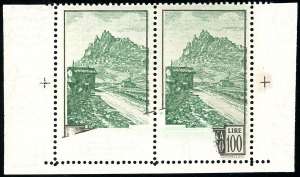 1949 - 100 lire Paesaggi (354), coppia ... 