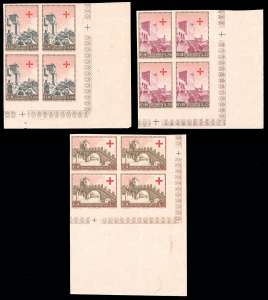 1951 - Croce Rossa, serie completa ... 