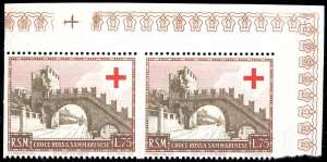 1951 - 75 lire Croce Rossa (370), non ... 