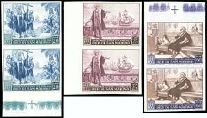 1952 - 20 lire, 25 lire, 60 lire Colombo, ... 