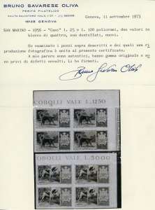 1956 - 25 lire, 80 lire, 100 lire ... 