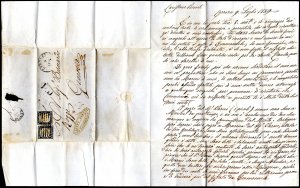 1859 - 20 cent. azzurro scuro ... 