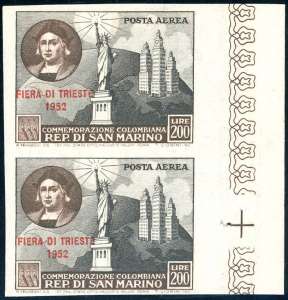1952 - 200 lire Fiera di Trieste, non ... 