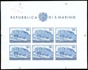 1949/51 - UPU, i quattro foglietti ... 