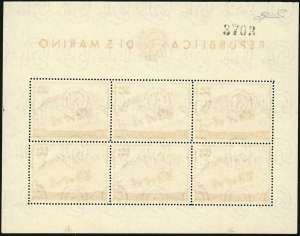 1951 - 300 lire, UPU, foglietto ... 