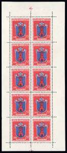 1945/46 - Stemmi, minifogli (1/5), ... 