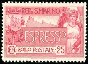 1907 - 25 cent. Allegoria e veduta (1), ... 