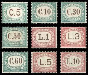 1897/1919 - Prima emissione, serie completa ... 