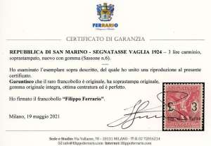 1924 - 3 lire (6), ottima ... 