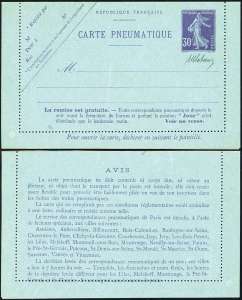 FRANCIA INTERI POSTALI 1903 - 30 cent. ... 