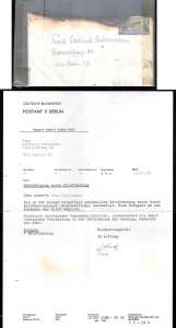 GERMANIA 1978 - Busta recuperata da un ... 