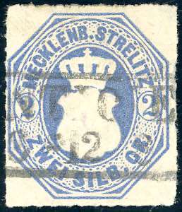 GERMANIA MECKLEMBURG STERLITZ 1864 - 2 s. ... 