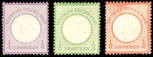 GERMANIA REICH 1872 - 1/4 g., 1/2 g. Aquila, ... 