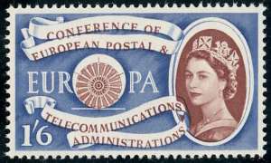 GRAN BRETAGNA 1960 - 1/6 s. Europa Cept ... 