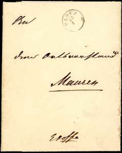 LIECHTENSTEIN - Lettera non affrancata da ... 