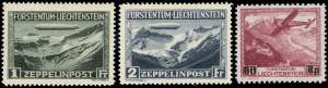 LIECHTENSTEIN POSTA AEREA 1931/35 - Zeppelin ... 
