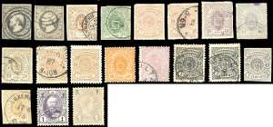 LUSSEMBURGO 1852/1880 - Piccolo insieme di ... 