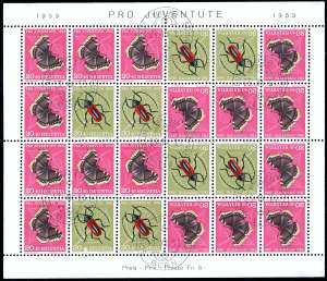 SVIZZERA MINIFOGLIO 1953 - Pro Juventute, ... 