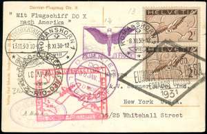 SVIZZERA POSTA AEREA 1931 - Cartolina ... 