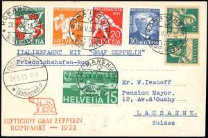 SVIZZERA POSTA AEREA 1932 ZEPPELIN - ... 