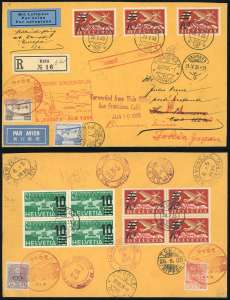 SVIZZERA POSTA AEREA 1935 - Aerogramma ... 