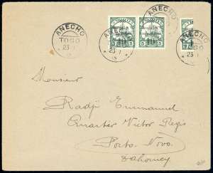 TOGO-OCCUPAZIONE MILITARE TEDESCA 1915 - 10 ... 