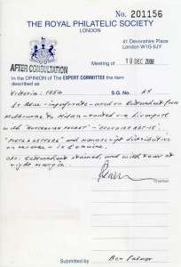 VICTORIA  5 June 1856 - ... 