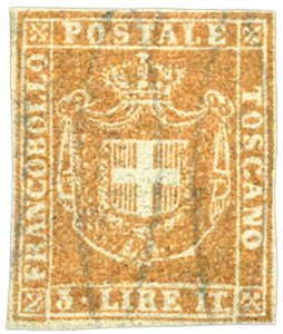 TOSCANA GOVERNO PROVVISORIO 1860 - 3 lire ... 