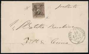 TOSCANA 1852/1860 - Tre lettere ... 