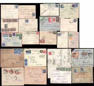 REGNO DITALIA 1887/1937 - Diciotto lettere, ... 